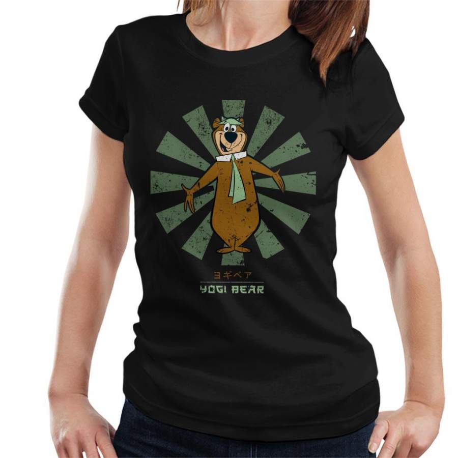 Yogi Bear Retro Japanese Women’s T-Shirt