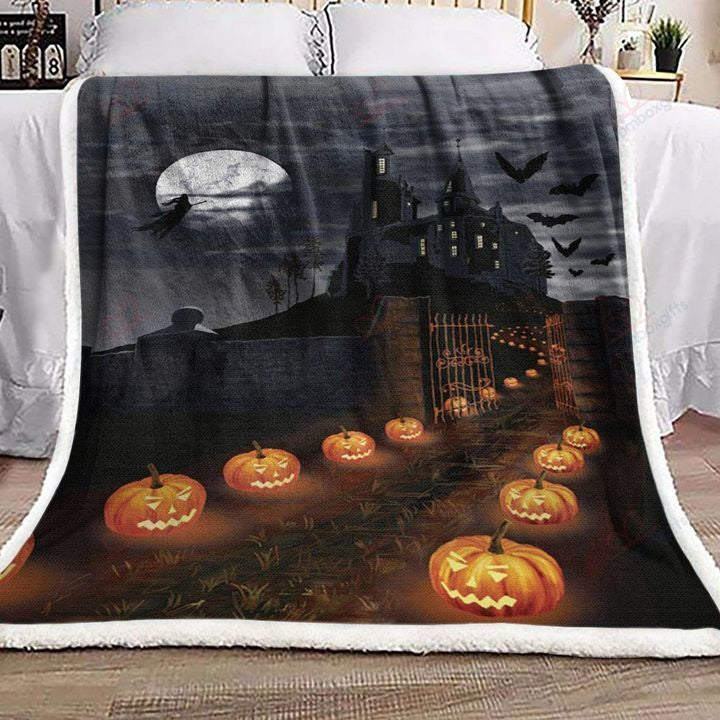 Halloween Sherpa Fleece Blanket Ijiv Bubl