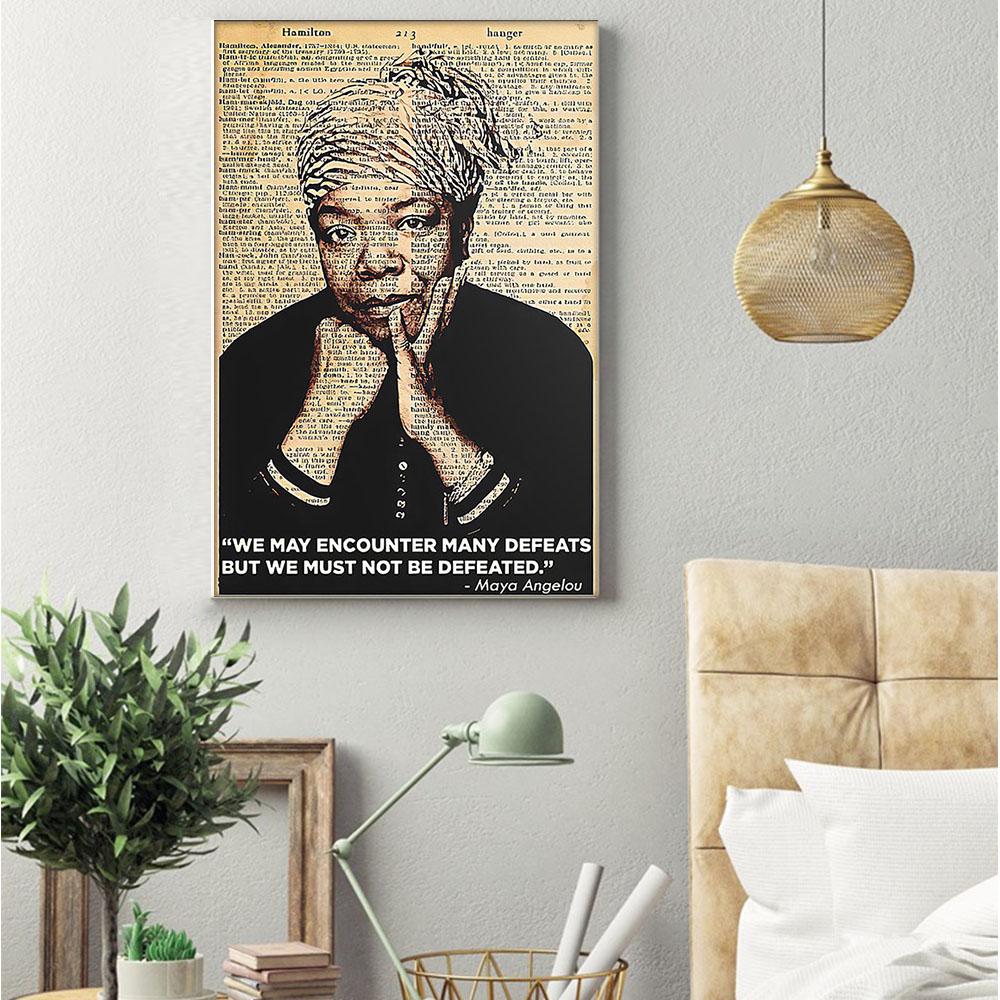 South Africa Canvas Prints Colorful Afrocentric Poster Black Girl African Man Appealing Minimalist Wall Art