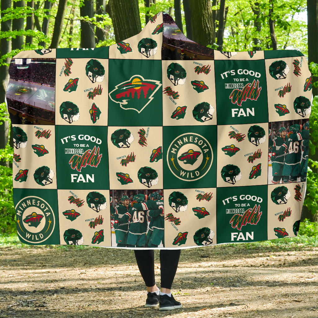 Its Good To Be A Minnesota Wild Fan Gift For Fan 3D Full Printing Hooded Blanket 6793