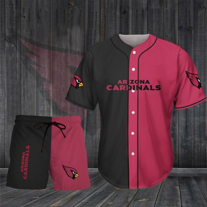 Arizona Cardinals BASEBALL SHIRT SHORT