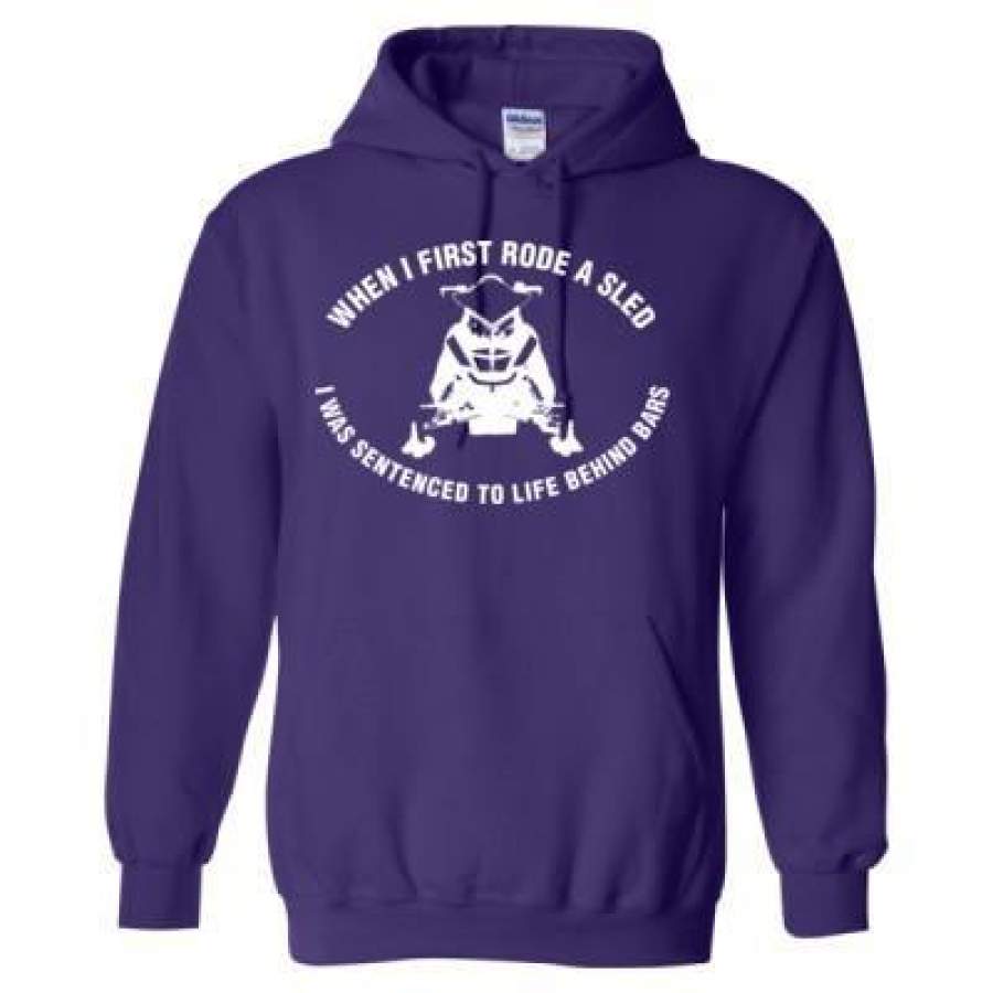 AGR Sled Snowmobile When I First Rode A Sled I Was Sentenced To Life Behind Bars – Heavy Blend™ Hooded Sweatshirt