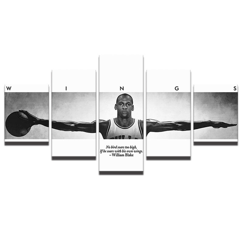 Michael Jordan Wings Spots Wall Art Canvas Printing – Zeleton Store