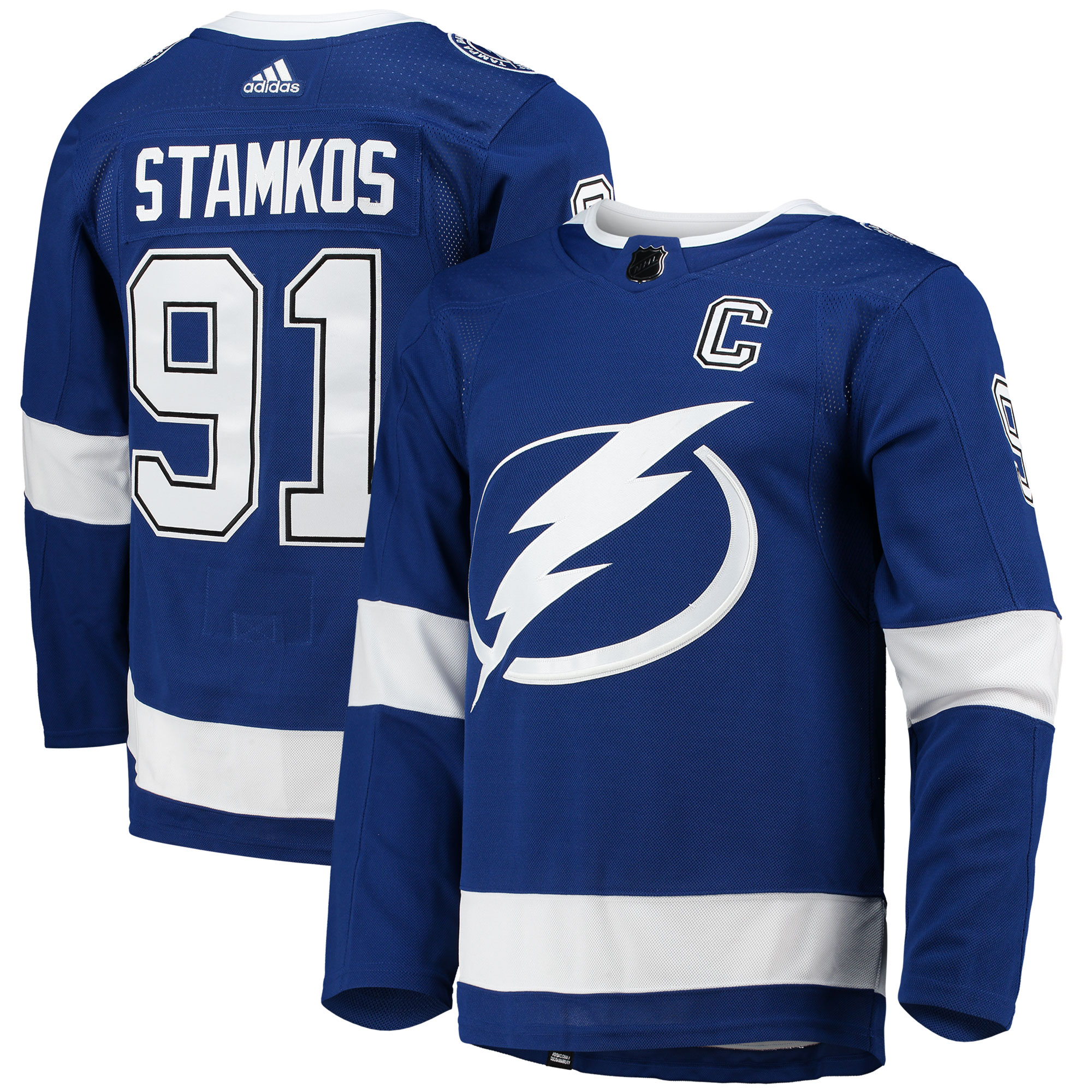 Steven Stamkos Tampa Bay Lightning Home Primegreen Authentic Player Jersey – Blue