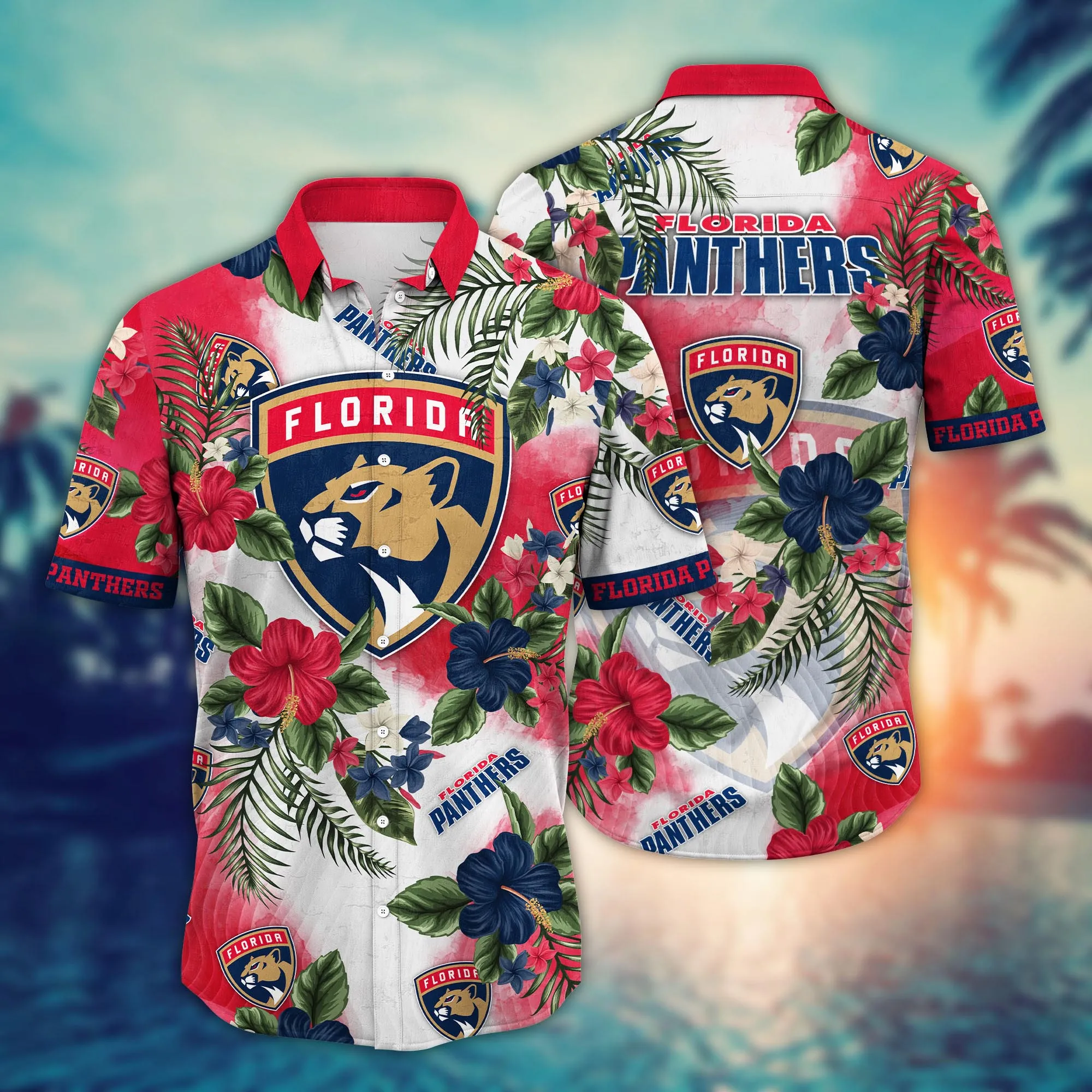 Florida Panthers Nhl Hawaiian Shirt Air Conditioningtime Aloha Shirt