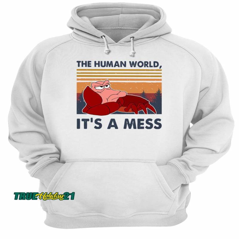 The Human World It’s A Mess Vintage Shirt Unisex Hoodie