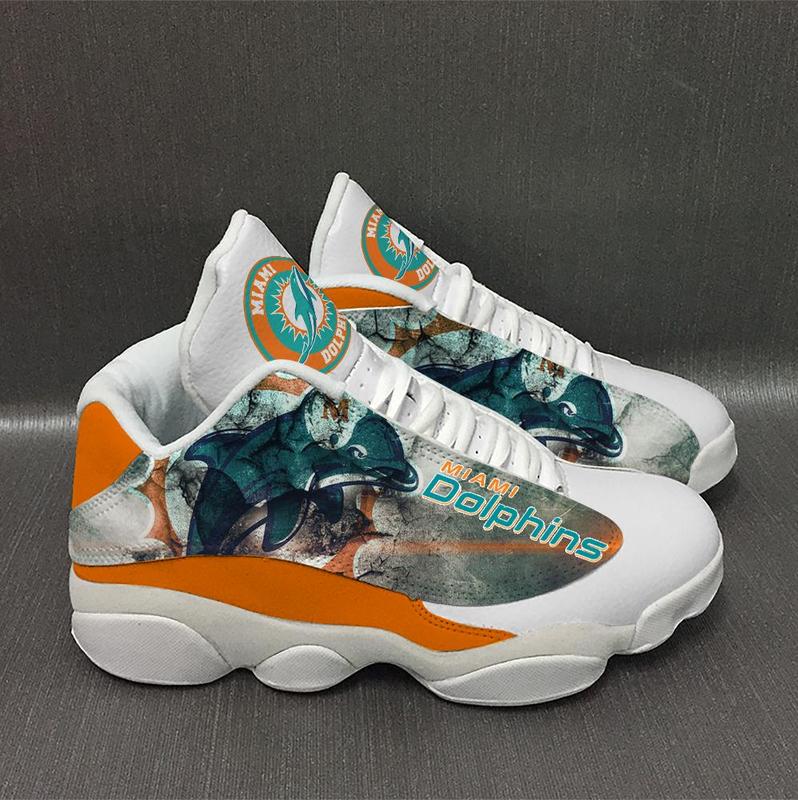 Miami Dolphins Form Air Jordan 13 Sneakers T326-Hao1