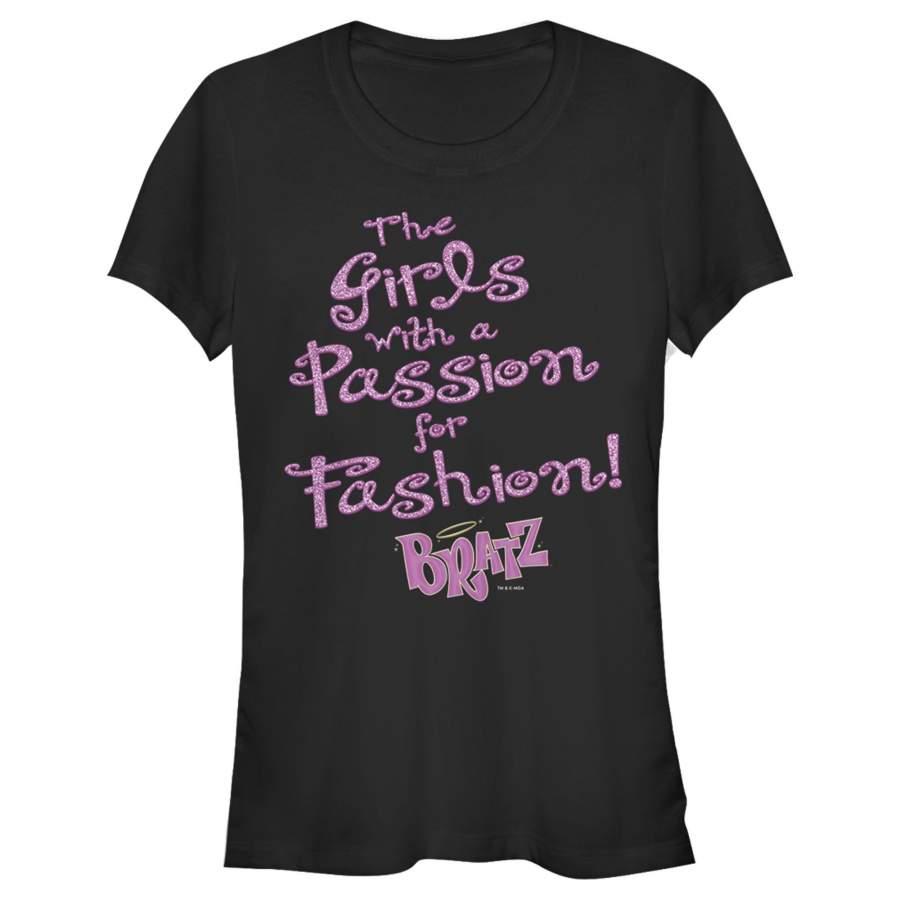 Bratz Junior’s Passion for Fashion  T Shirt Black 2XL