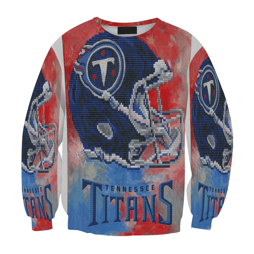 Tennessee Titans Helmet V18 Gift For Fan 3D Full Printing Sweatshirt