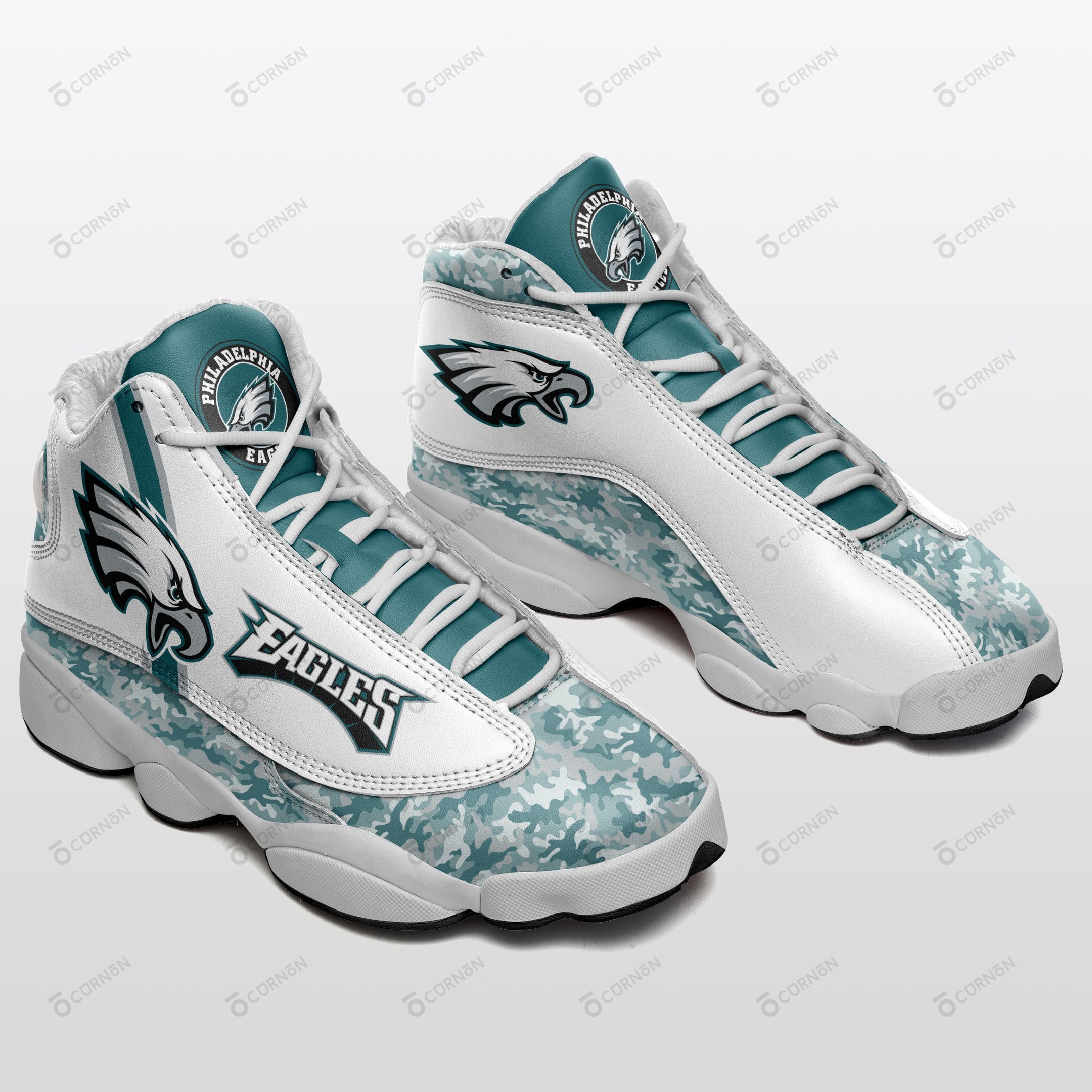 Philadelphia Eagles Air JD13 Sneakers 631