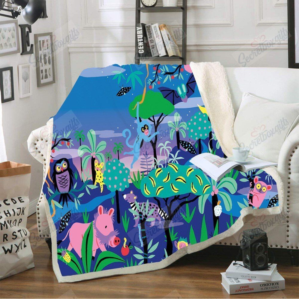 Animal Am2410554Cl Fleece Blanket