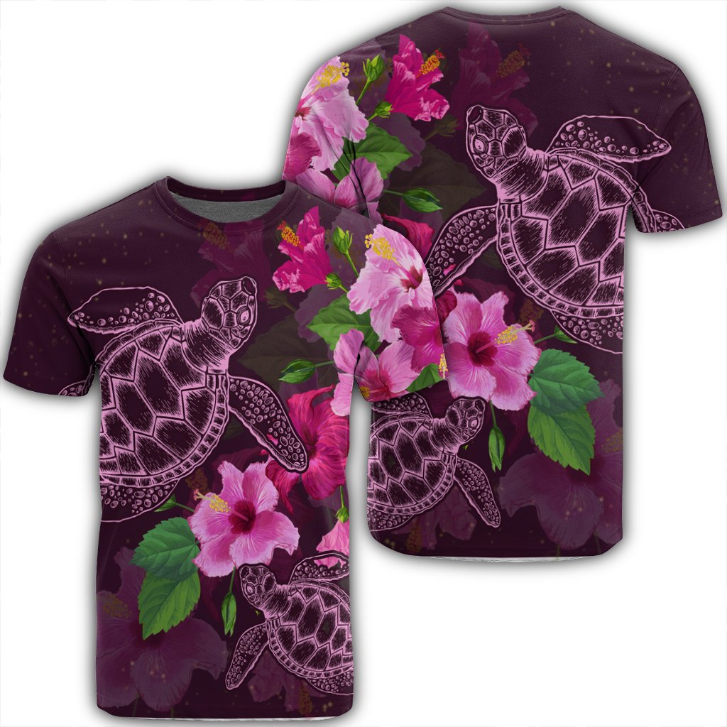 Hawaiian Turtle Hibiscus Pink Simple Ah Ha20400