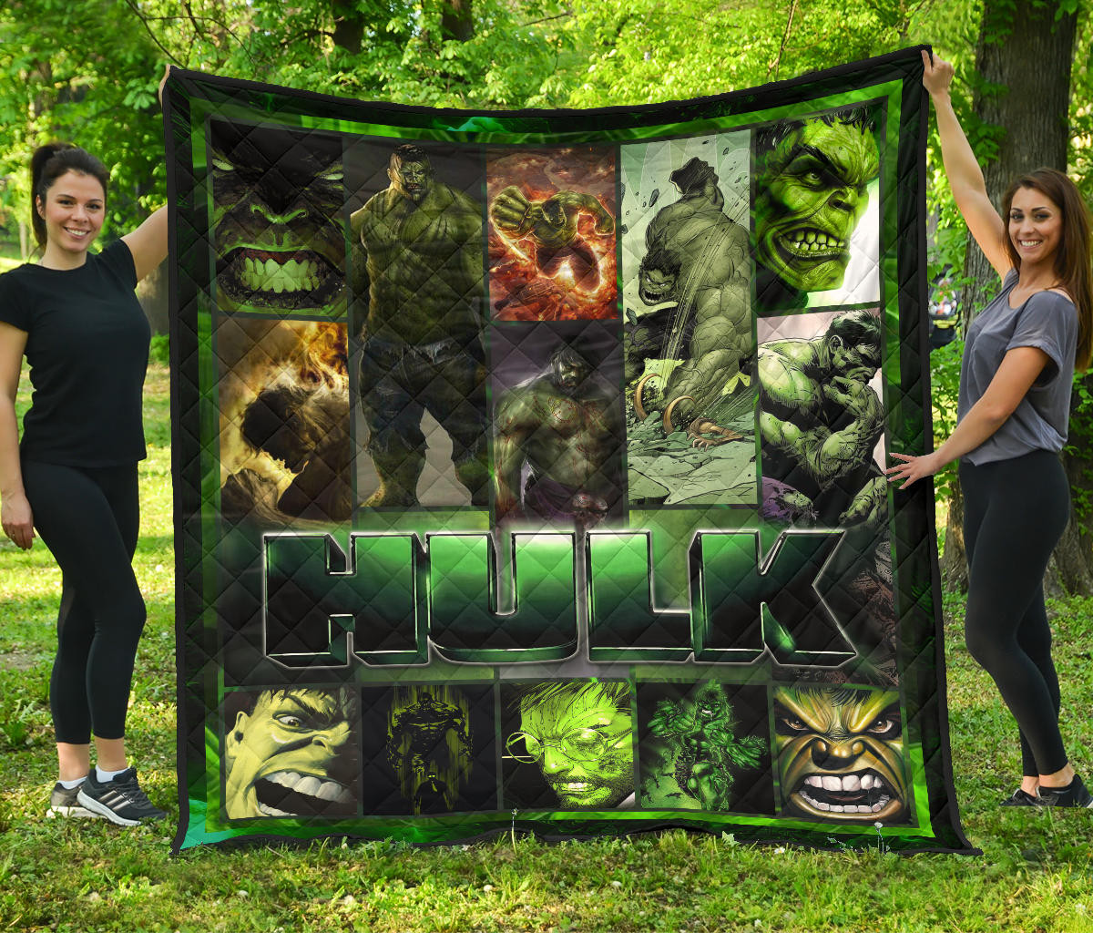 Angry Hulk Swamp Thing Premium Quilt Blanket Movie Home Decor Custom For Fans Nt041901