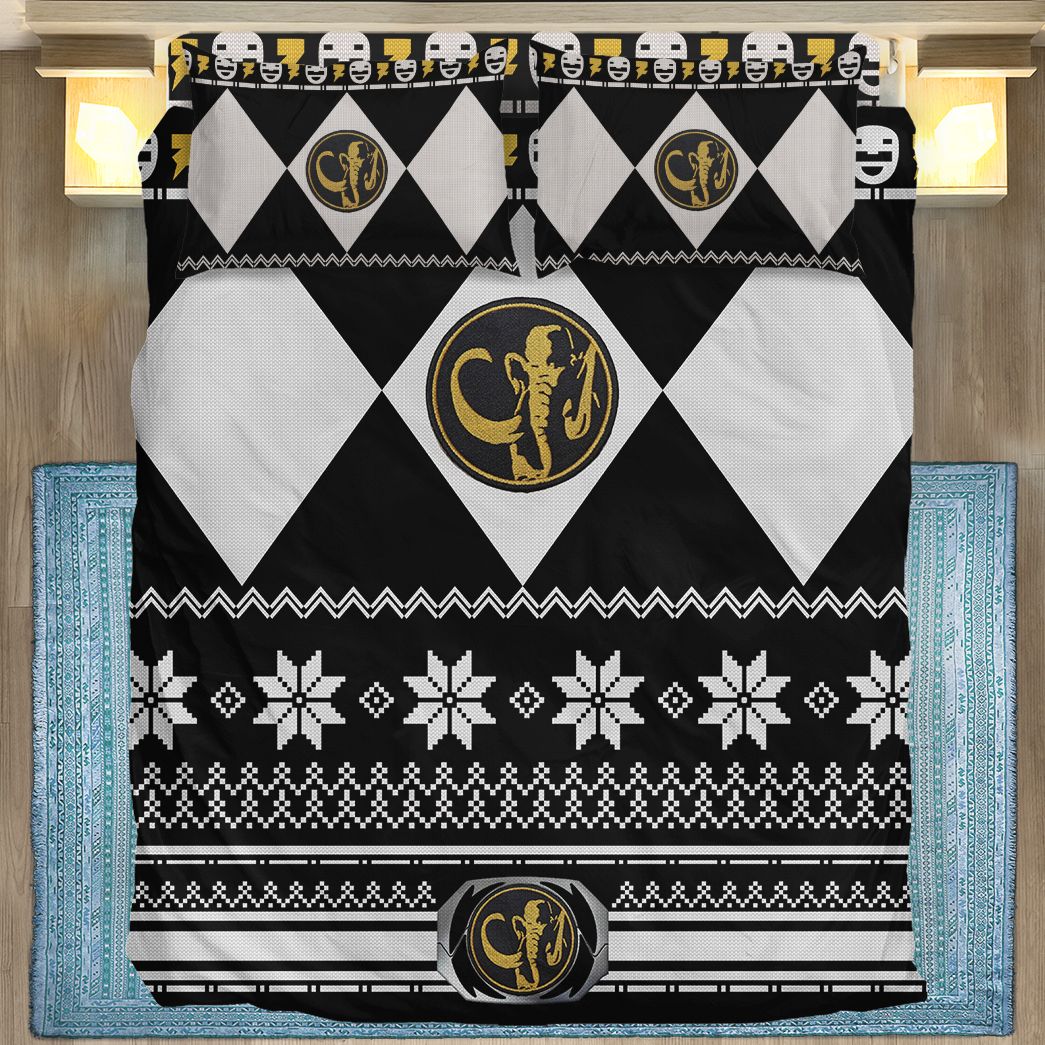 Casespring 3D Black Power Ranger Custom Bedding Set