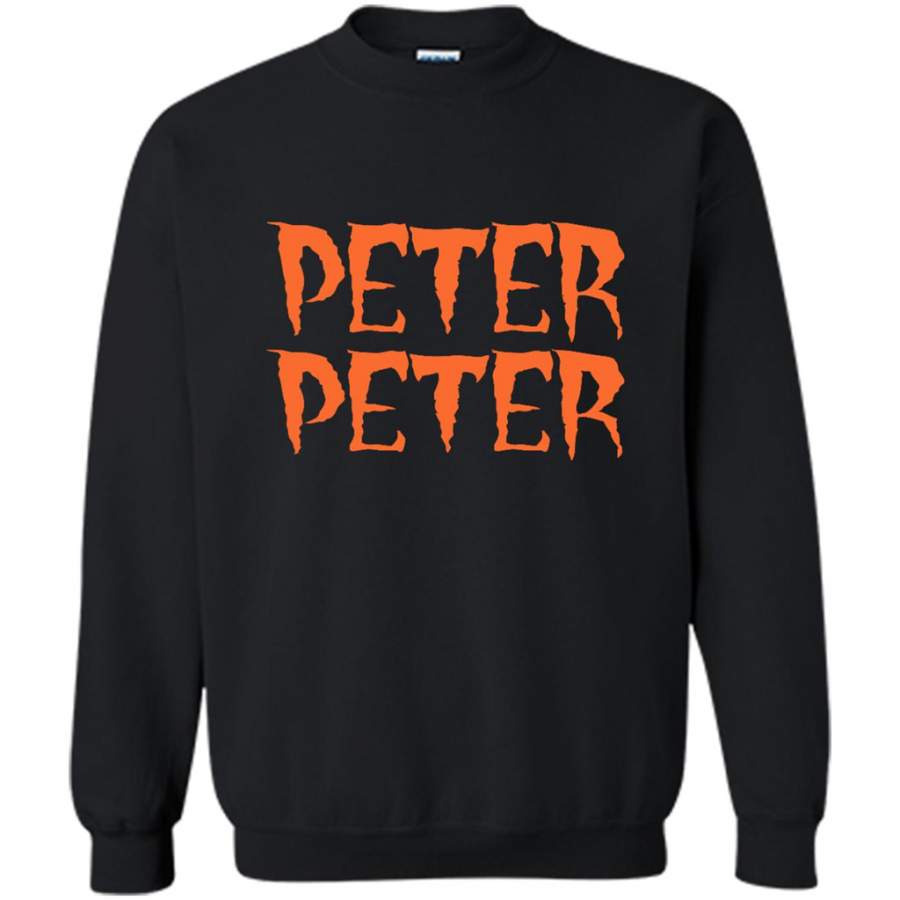 Peter Peter Pumpkin Eater Couples Halloween Costume 1 – Gildan Crewneck Sweatshirt