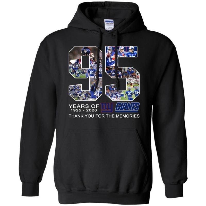 New York Giants 95th Anniversary Hoodie Fan Gift Idea