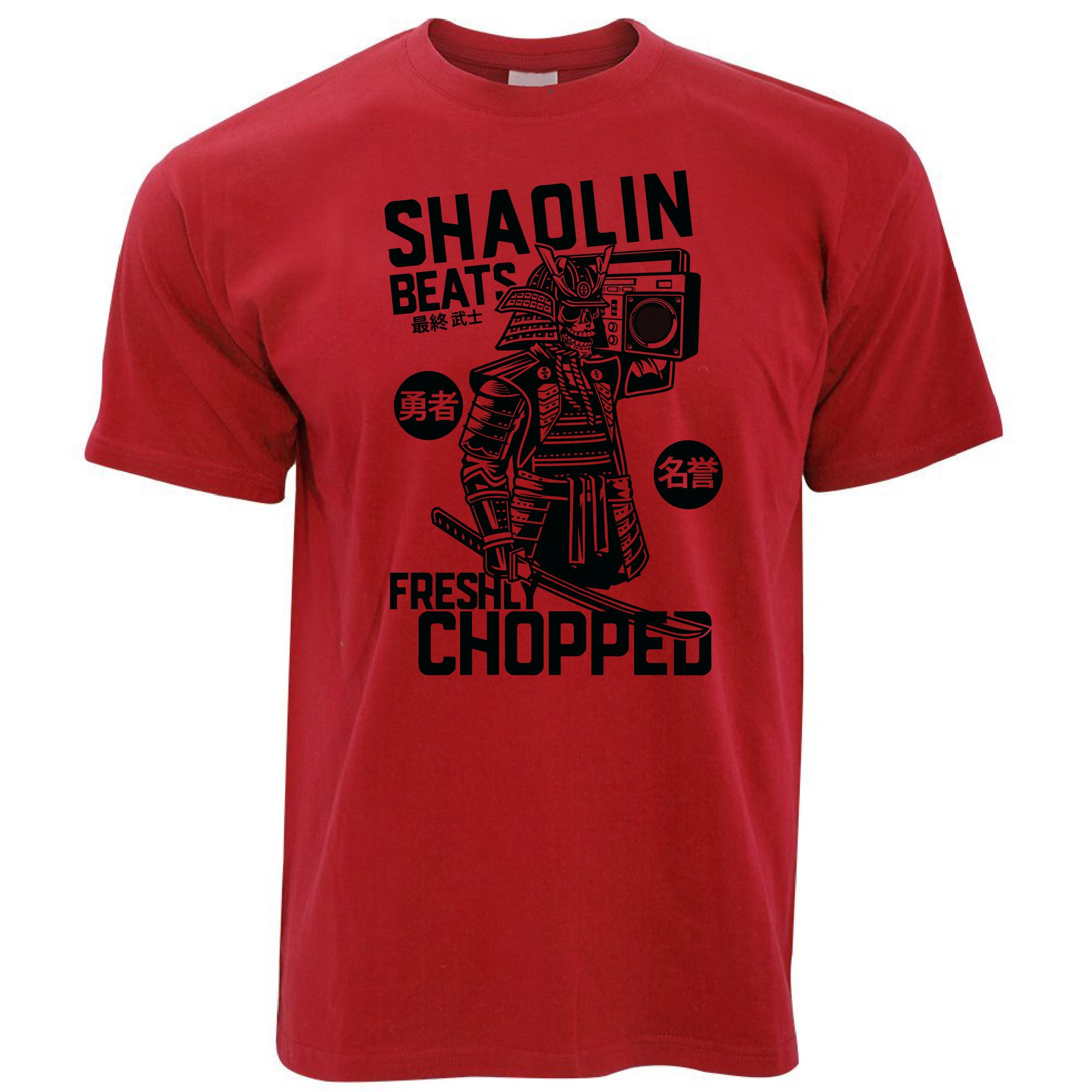 Hip Hop T Shirt Old School Boombox Rap Samurai