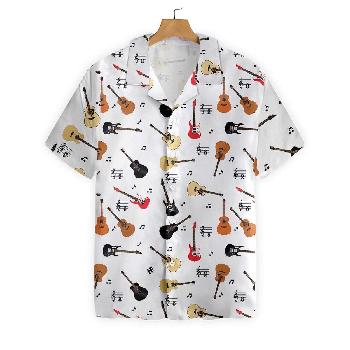 Apayprint Guitar Musical Note Hawaii Shirt Ha106429