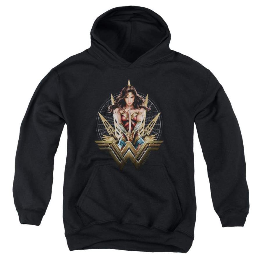 Wonder Woman Wonder Blades Youth Hoodie (Ages 8-12)