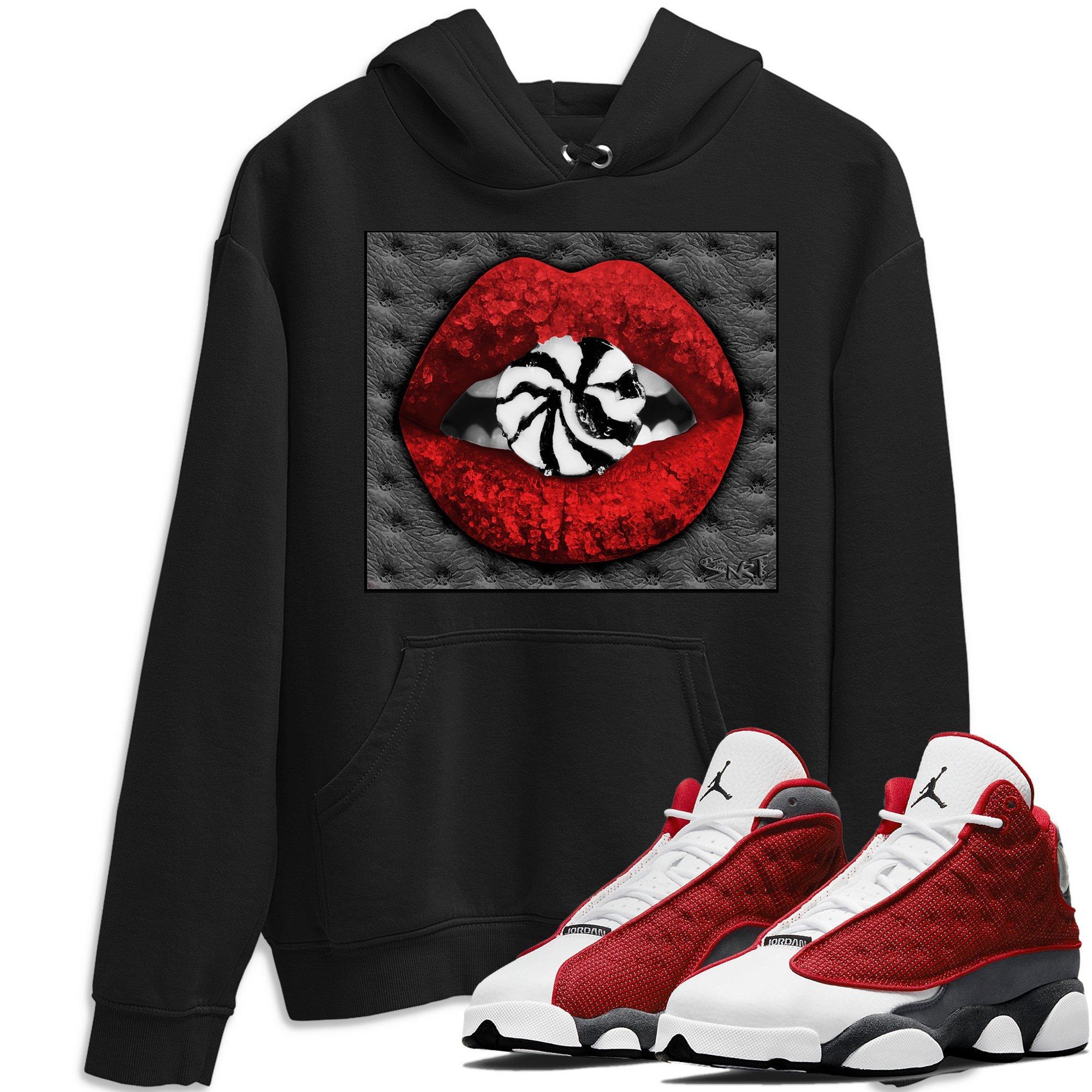 Lips Candy Hoodie – Air Jordan 13 Red Flint