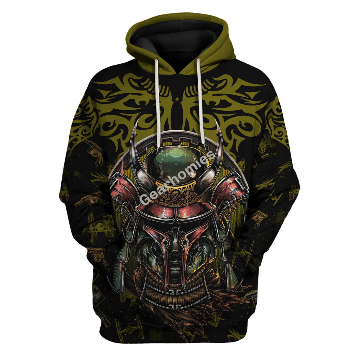 Boba Fet Samurai Hoodies Pullover Sweatshirt Tracksuit