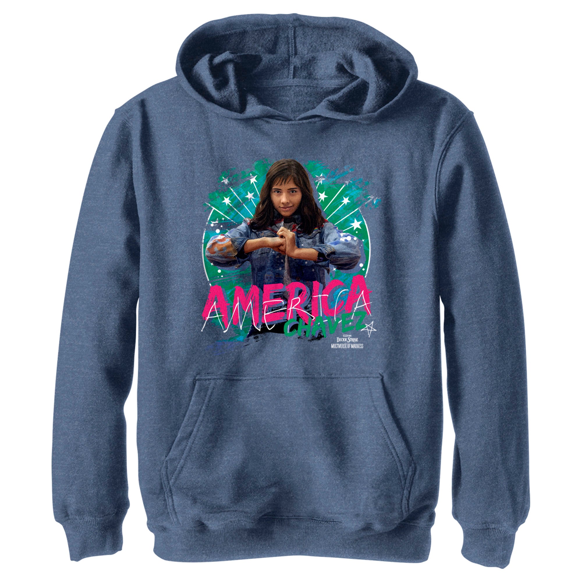 Boy’S Marvel Doctor Strange In The Multiverse Of Madness America Chavez Pull Over Hoodie