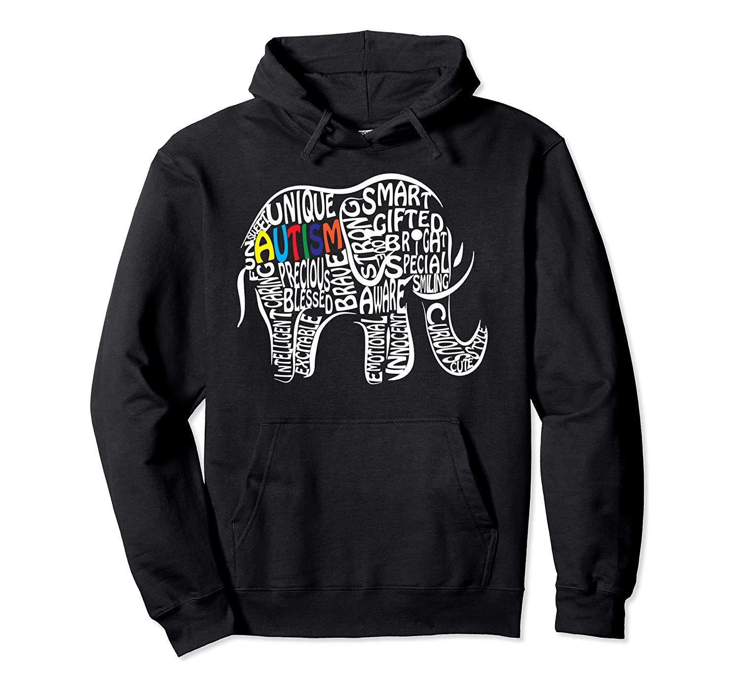 Autism Awareness Elephant Pullover Hoodie, T-Shirt, Sweatshirt