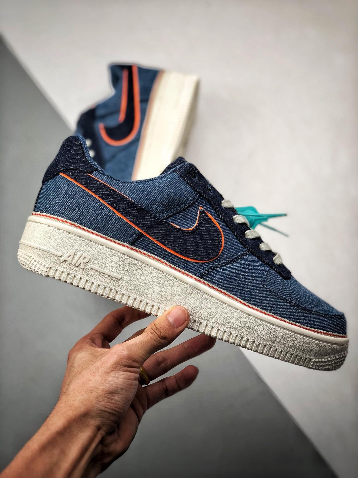 Nike Air Force 1 Low Denim Blue 905345-403 5340329