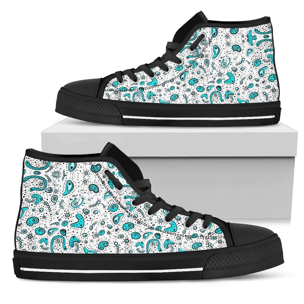 Microscope Pattern High Top Sneakers Shoes – Fit Fit Apparel