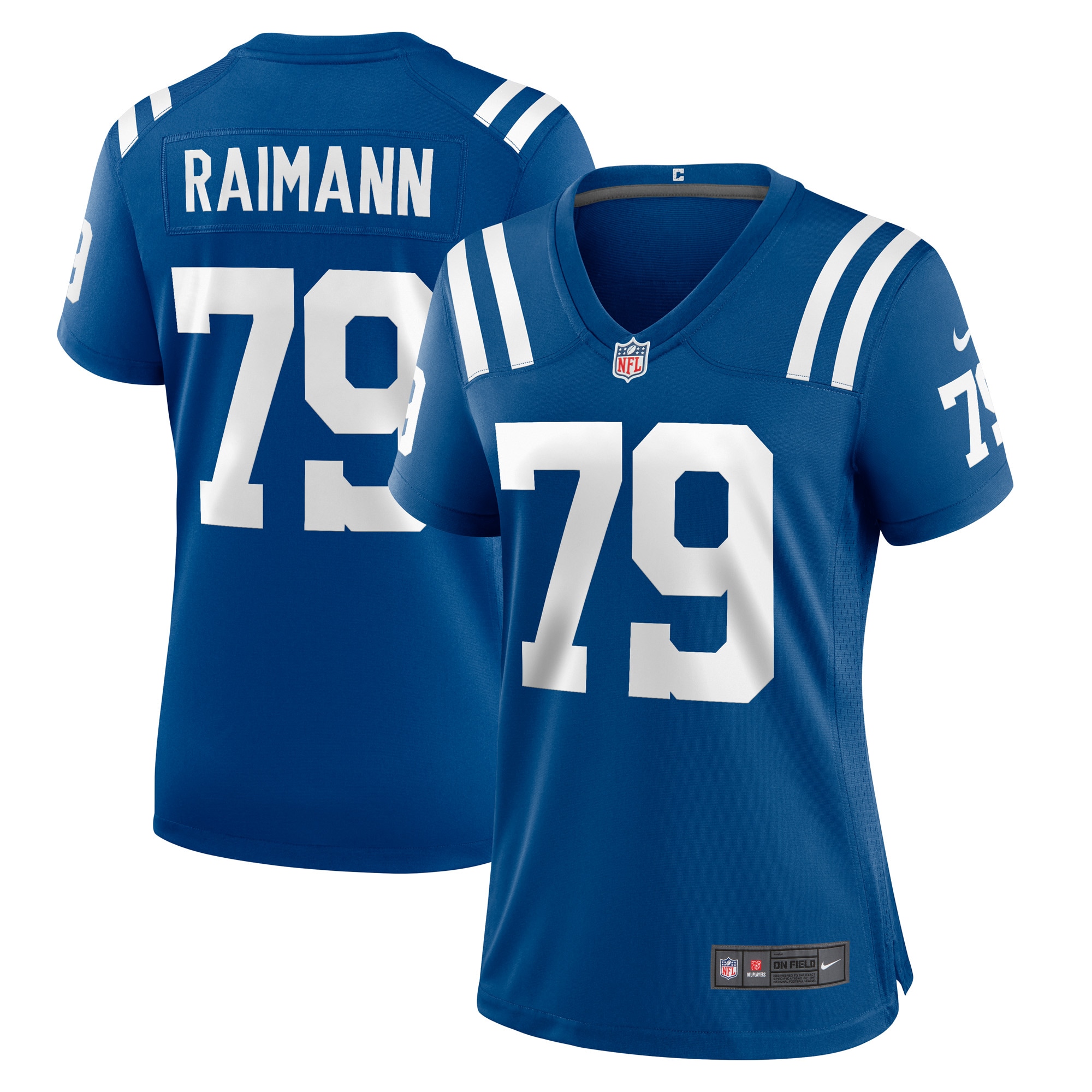 Women’s Indianapolis Colts Bernhard Raimann Royal Player Game Jersey