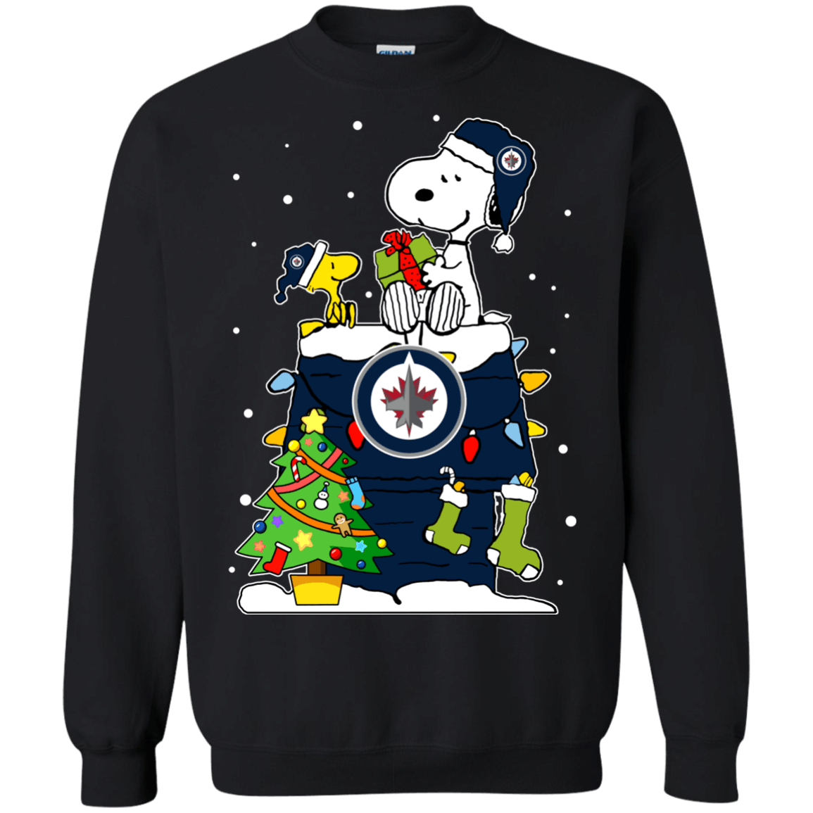 Winnipeg Jets Snoopy Ugly Christmas Sweaters Shirts