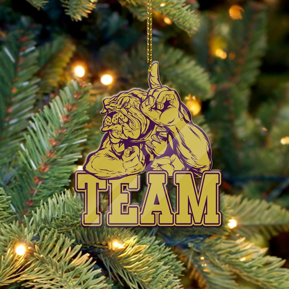 Wonderprint Ornament – Bulldog Team Omega Psi Phi Shape Acrylic Ornament Lt10