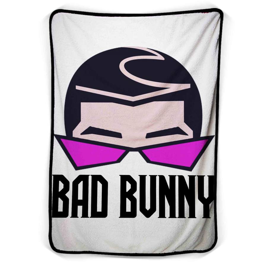 Bad Bunny Catality Art Album Logo Fleece Blanket