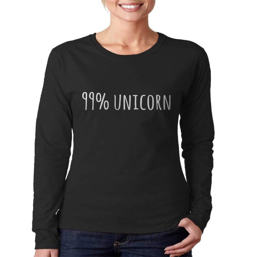 99% Unicorn Long sleeve T-shirt for Women