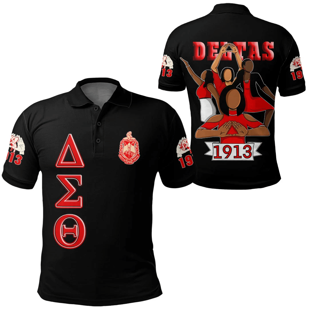 Africa Zone Polo Shirt – Delta Sigma Theta Sisterhood Polo Shirts A31