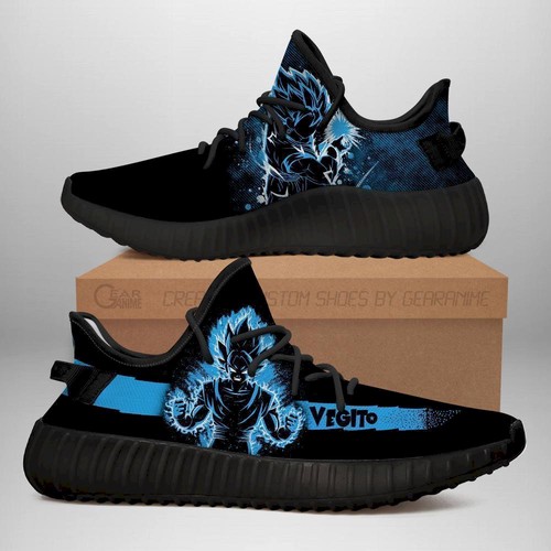 Best Vegito Yeezy Shoes Silhouette Dragon Ball Z Anime Shoes Fan Mn04