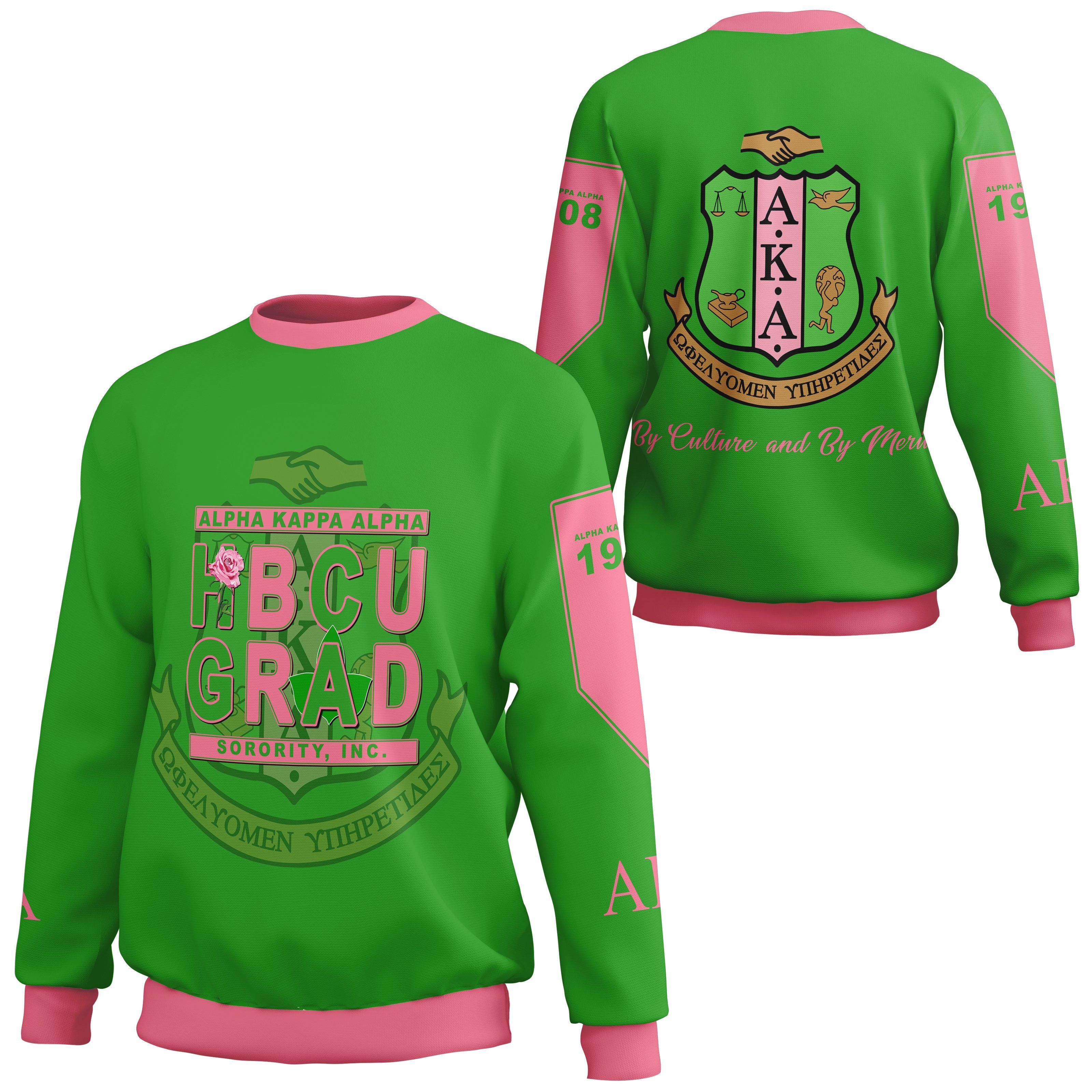 Alpha Kappa Alpha Sweatshirt HBCU Style J1