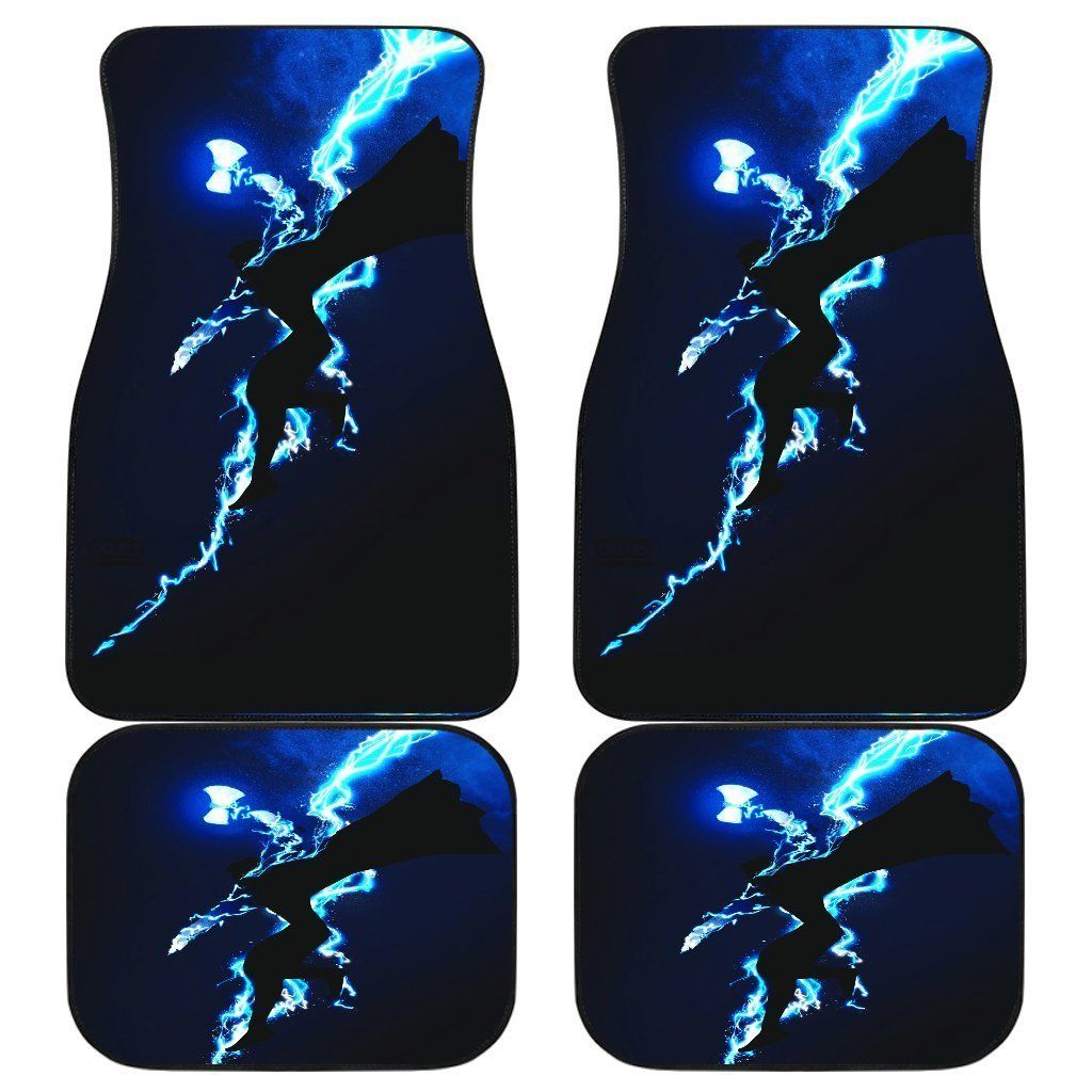 Thor God Of Thunder Car Floor Mats Personalized Car Seat Floor Mat Custom Print