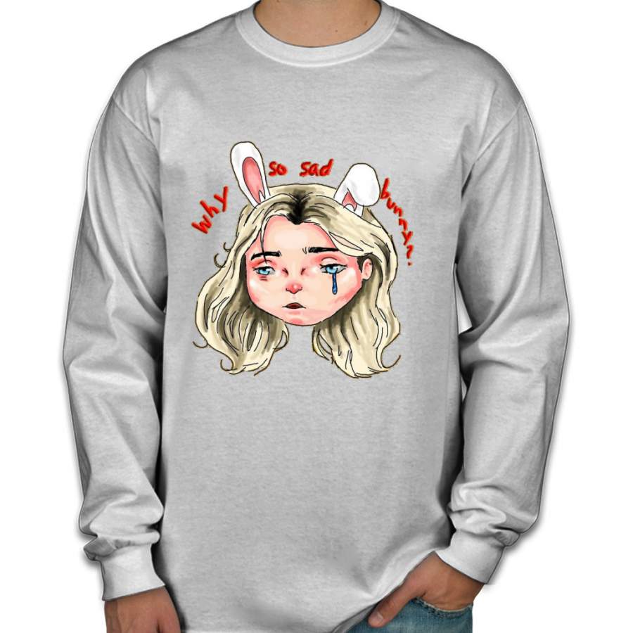 Why SO Sad Bunny? Ver.1 Men Long Sleeve Shirt