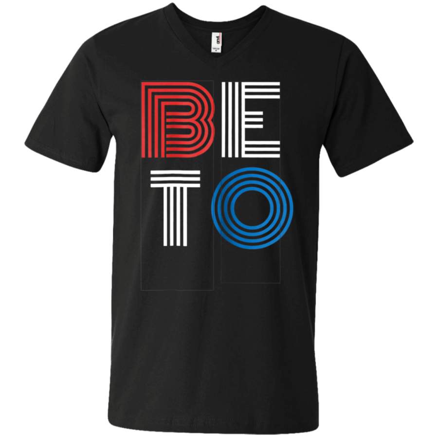 AGR Beto Red White Blue Retro Election Unisex V-neck