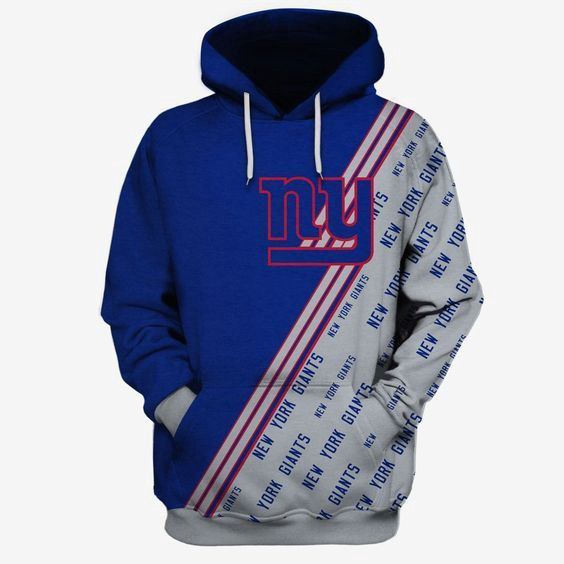 New York Giants Many Logo 45 Unisex 3D Hoodie Gift For Fans