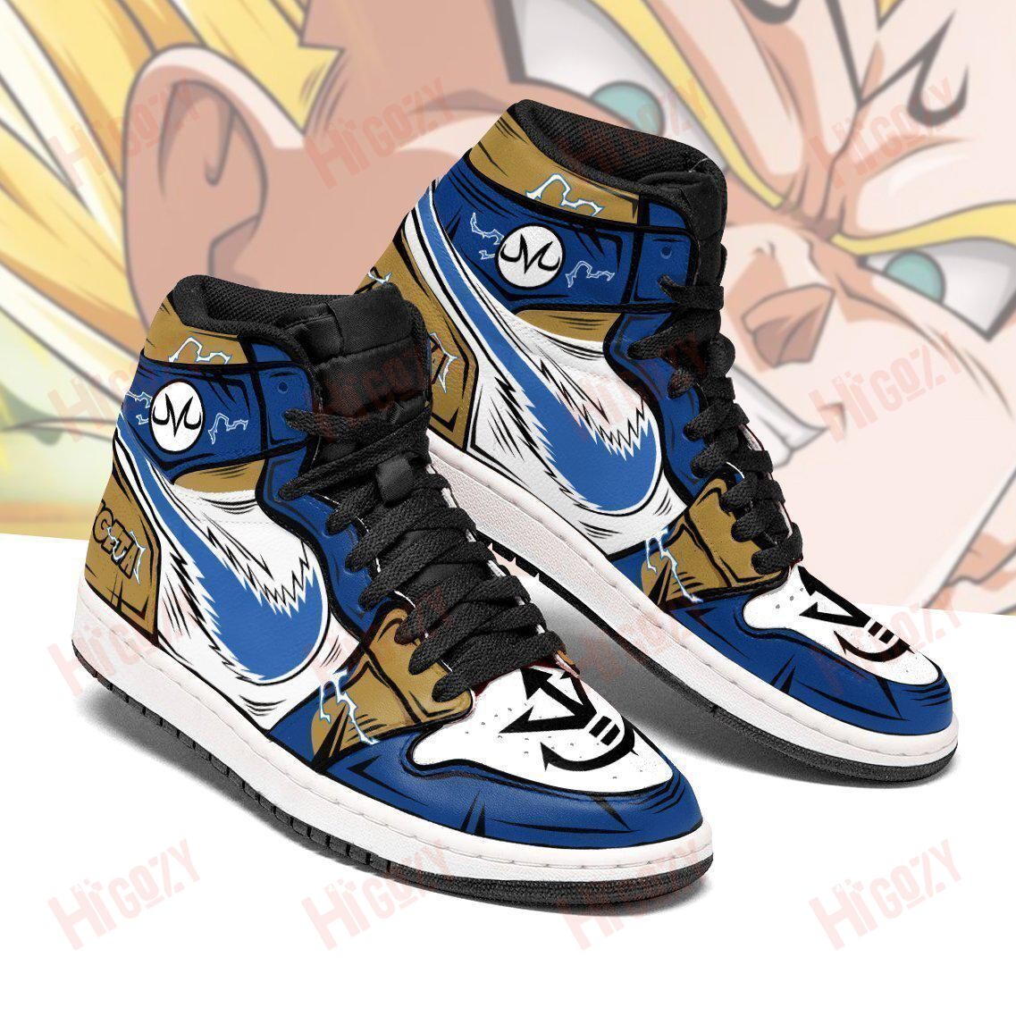 Vegeta Sneakers Custom Anime Dragon Ball Z Shoes