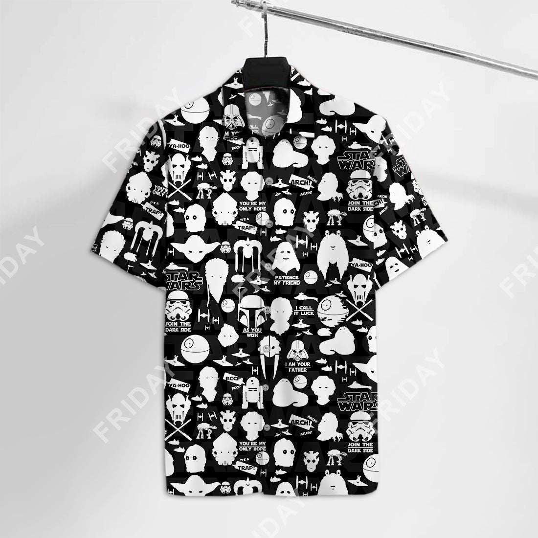 Unifinz Sw Hawaii Shirt Character Quote Tshirt Cool High Quality Aloha 2022 Ha59612