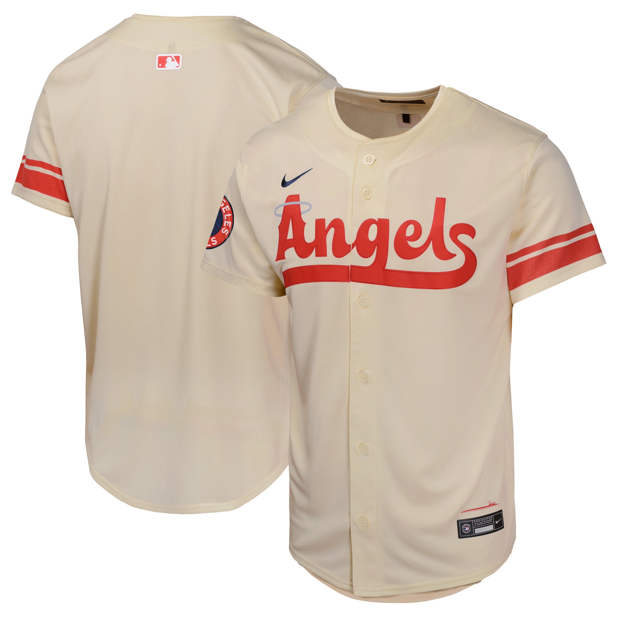 Los Angeles Angels Youth City Connect Limited Jersey – Cream