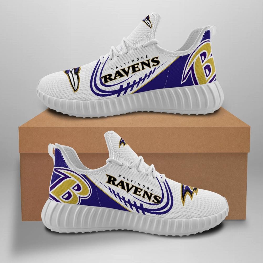 Baltimore Ravens Sneakers Big Logo Yeezy Shoes Art 1959