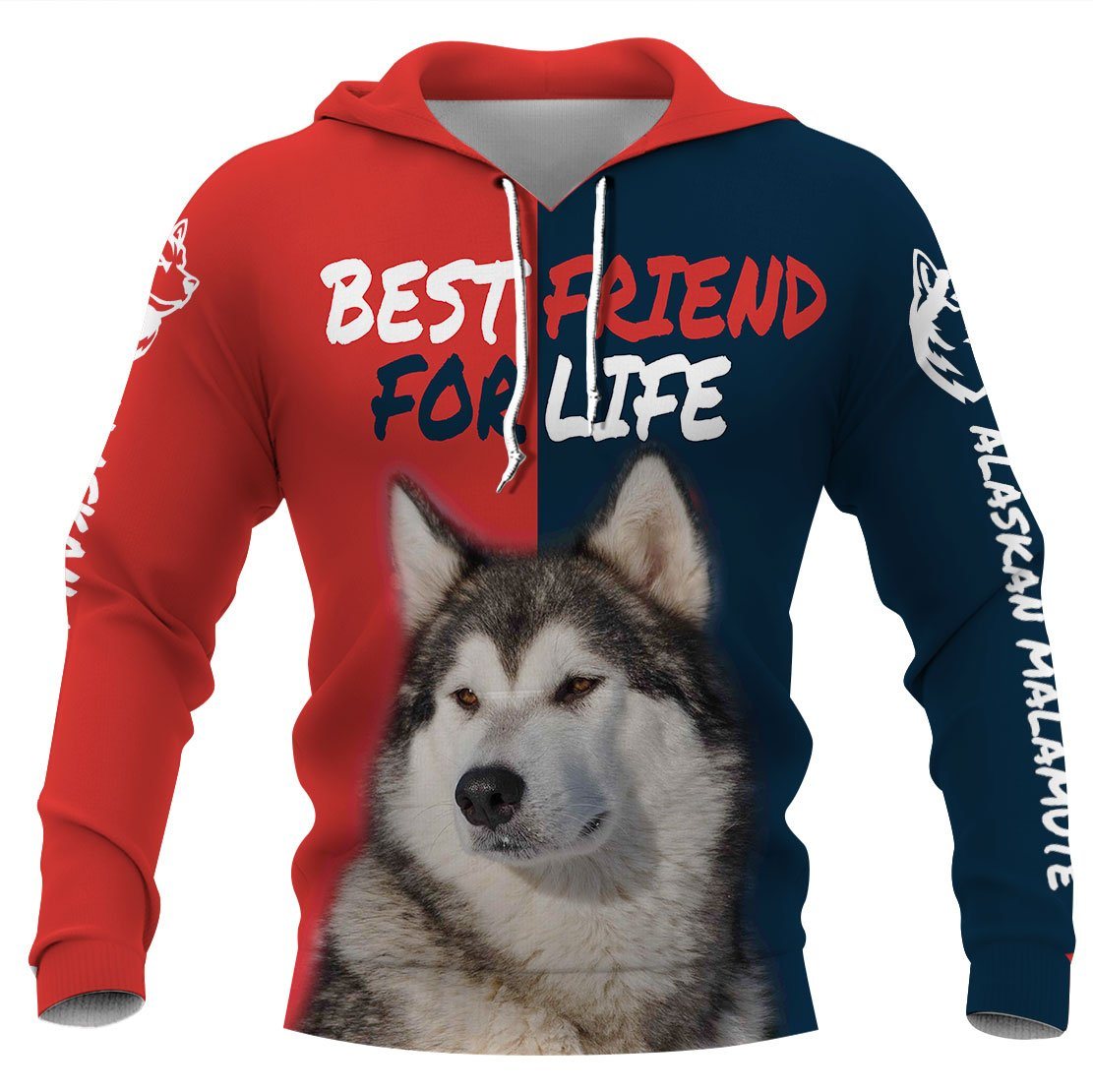 Alaskan Malamute Dog Best Friend 3D Full Printing