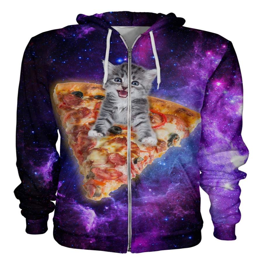 Pizza Kitten Women’s Zip Hoodie