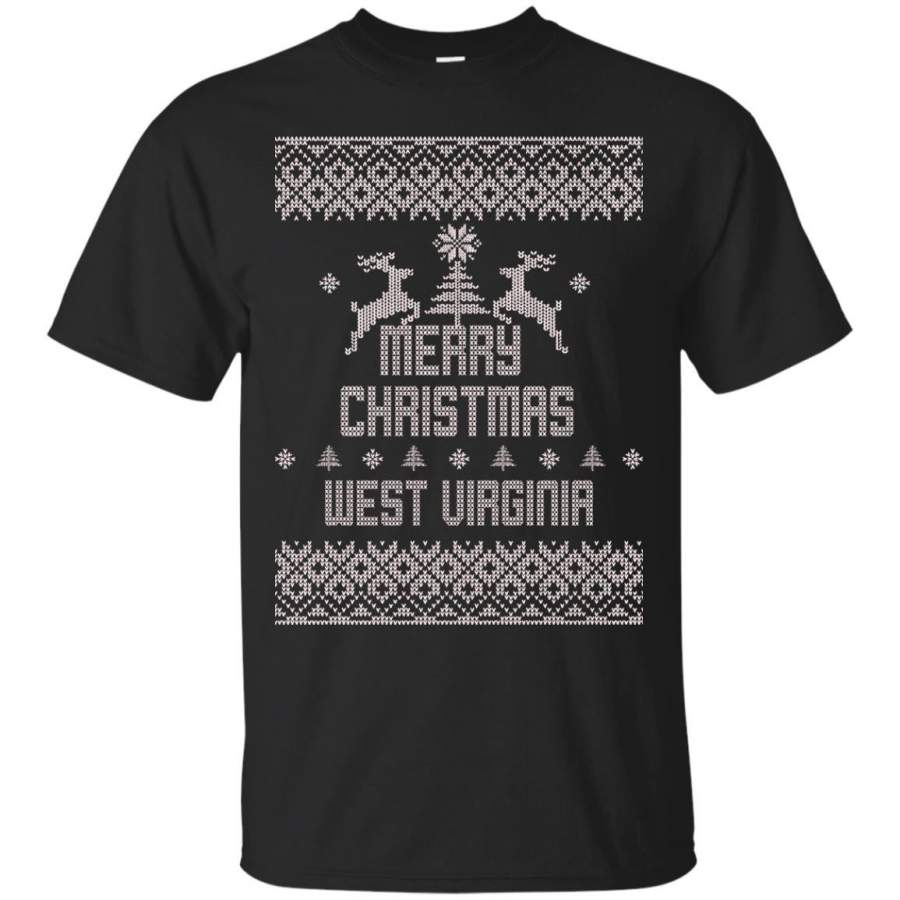 WEST VIRGINIA – Merry Christmas West Virginia T Shirt & Hoodie