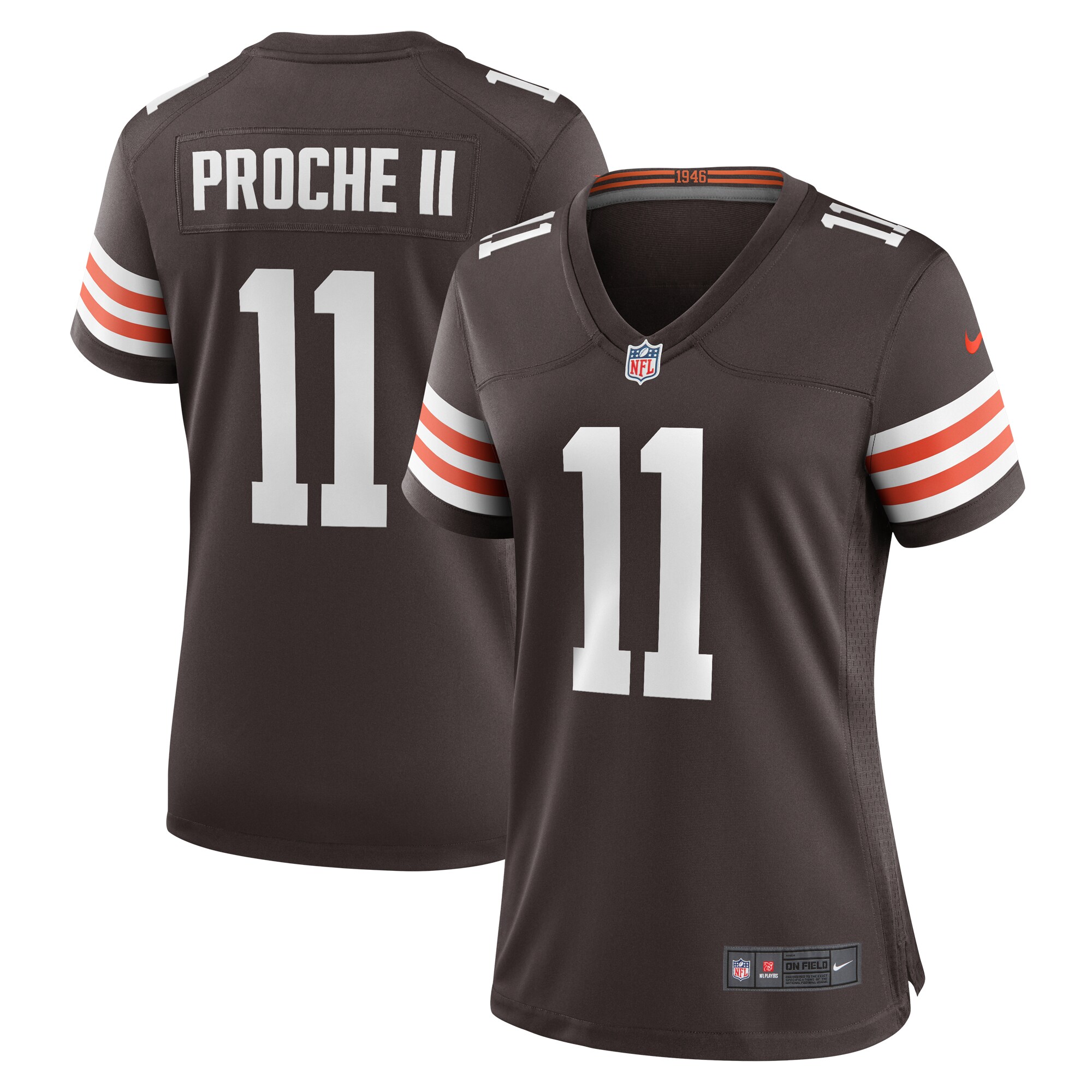 Women’s Cleveland Browns James Proche II Brown Game Jersey