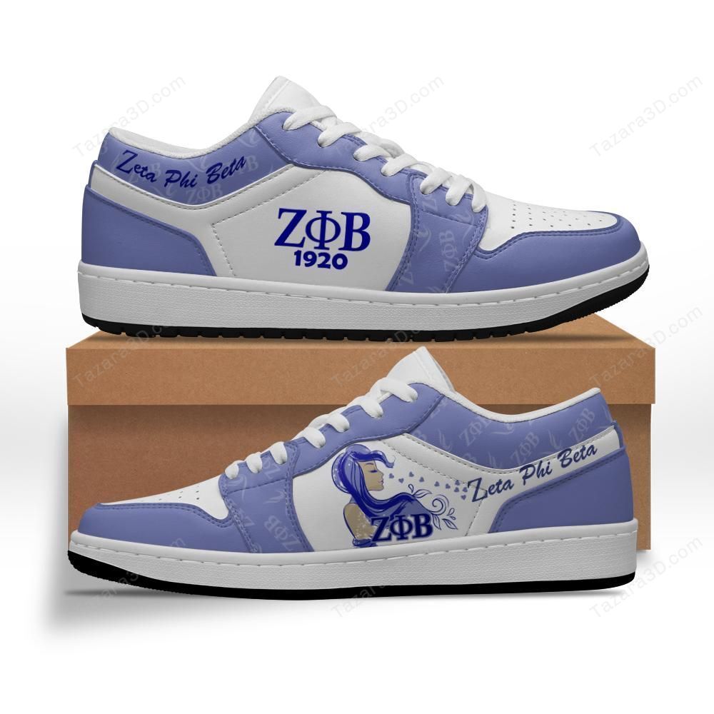 Zeta Phi Beta Low Sneakers 002 Ft